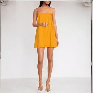 Gianni Bini Mustard Mini Dress